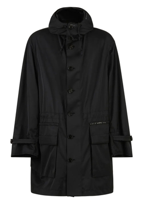 Marni water-resistant hooded parka - Black