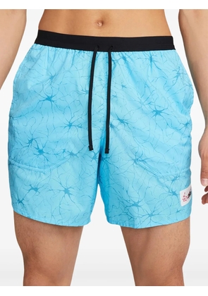 Nike Stride D.y.e 'Blue Chill/Light Crimson' running shorts