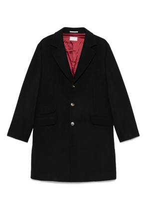 Brunello Cucinelli button-fastening patch-pocket coat - Black