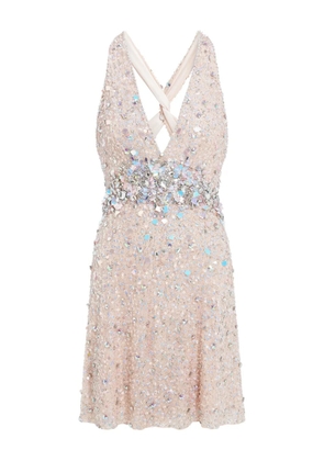 Jenny Packham Pretty Thing V-neck mini dress - Pink