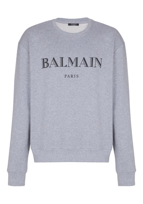 Balmain logo-print sweatshirt - Grey