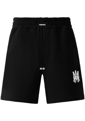 AMIRI logo-print track shorts - Black