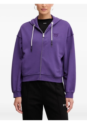 PINKO hooded zipped hoodie - Purple