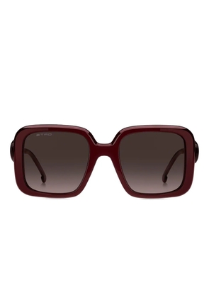 ETRO Etropaisley sunglasses - Red