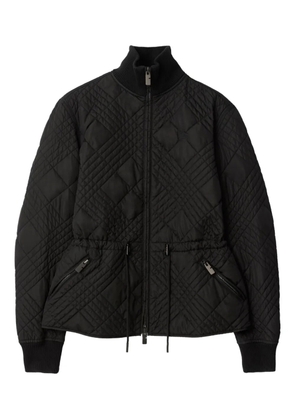Burberry check-stitching jacket - Black