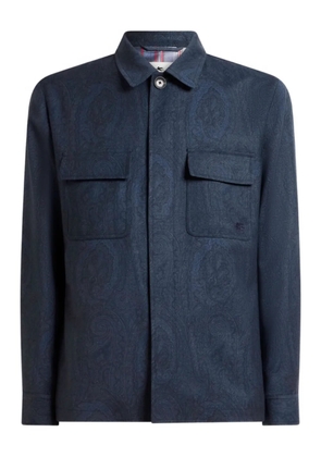 ETRO flap-pocket jacket - Blue