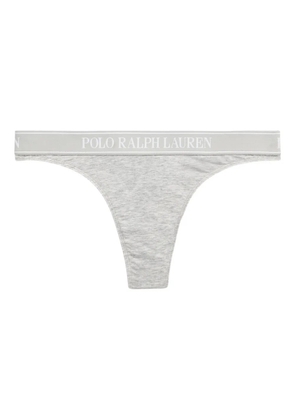 Polo Ralph Lauren logo-waistband thong - Grey
