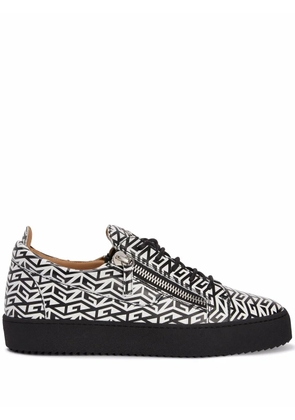 Giuseppe Zanotti Frankie monogram sneakers - Black