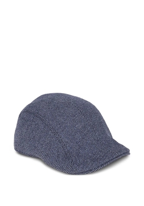 Brunello Cucinelli striped newsboy cap - Blue