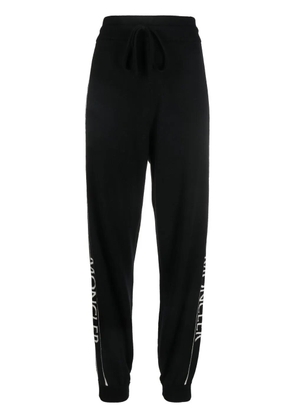 Moncler knitted track pants - Black