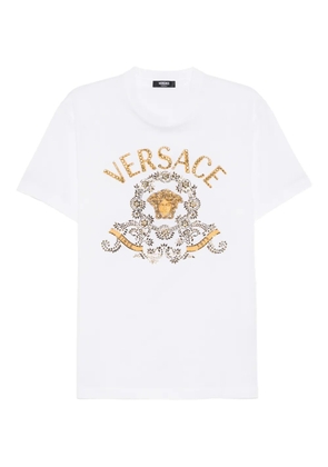 Versace embroidered T-shirt - White
