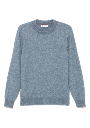 Brunello Cucinelli crew-neck sweater - Blue