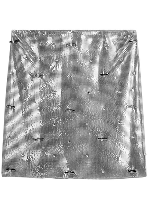 Versace Cielo Stellato mini skirt - Grey