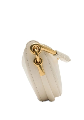 Burberry Bridle saddle-style clutch - Neutrals