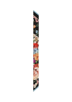 Dolce & Gabbana floral-print headscarf - Black