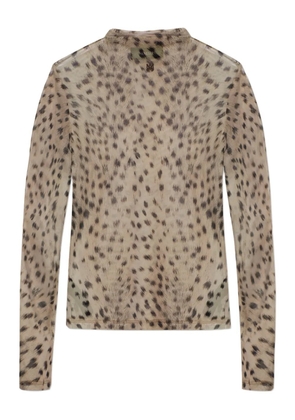 AMIRI animal-print long-sleeve top - Neutrals