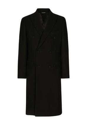 Dolce & Gabbana double-breasted coat - Black