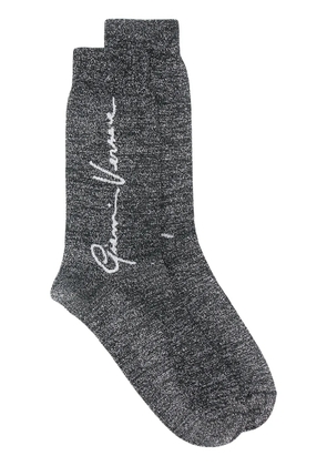 Versace Gianni Versace embroidered socks - Black