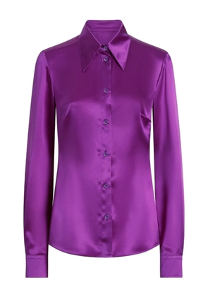 Dolce & Gabbana DNA satin shirt - Purple