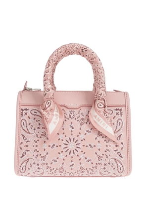 AMIRI paisley scarf tote bag - Pink