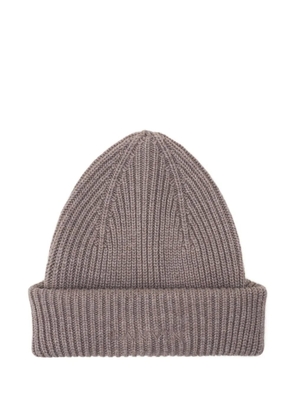 Lanvin ribbed wool beanie - Grey