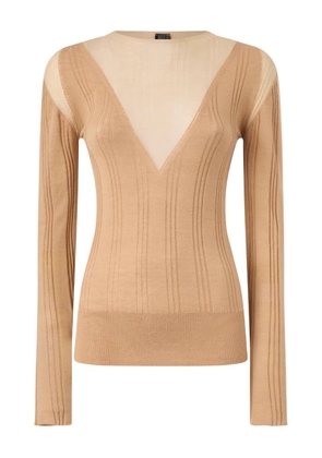 PINKO ribbed top - Neutrals