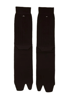 Maison Margiela ribbed split-toe socks - Black