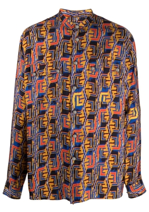 Balmain graphic-print shirt - Blue