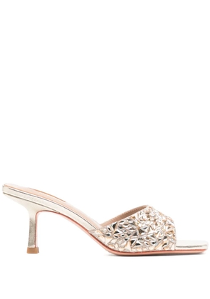 NICOLI 70mm Alastair sandals - Gold