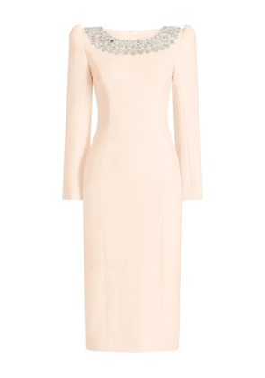 Jenny Packham Jacquetta beaded midi dress - Neutrals