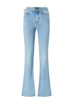 PINKO buckle-embellished flared jeans - Blue