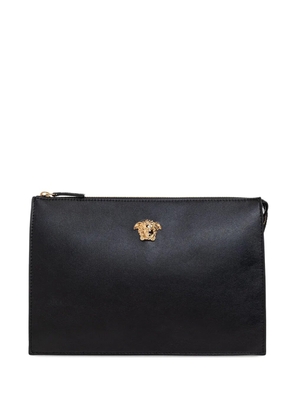 Versace La Medusa zipped clutch bag - Black