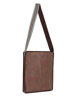 ETRO medium Arnica paisley-pattern messenger bag - Brown