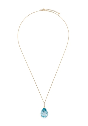 Mateo 14kt yellow gold tear drop necklace