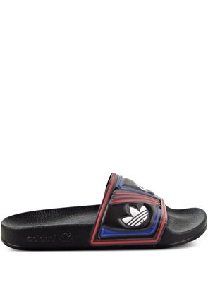 adidas Adilette 'Core Black/Grey Six/Collegiate Royal' slides