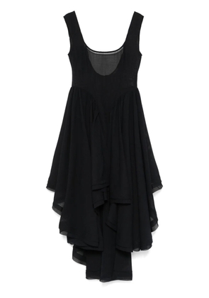 Elena Velez ruffled cocktail dress - Black