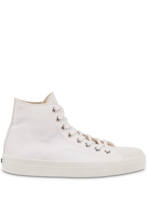 Moschino logo sneakers - White