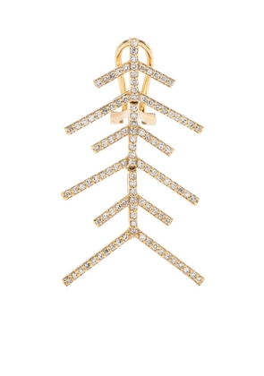 Kamushki 14kt yellow gold Wishbone single earring