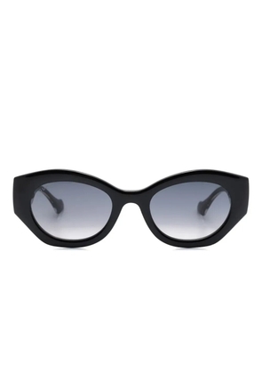 Gucci Eyewear La Piscine oval-frame sunglasses - Black