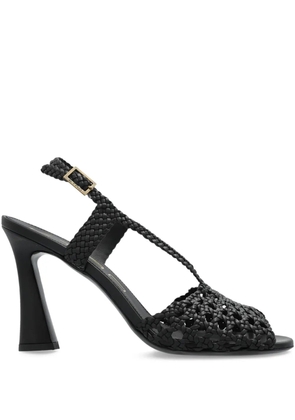 ETRO 100mm woven heeled sandals - Black