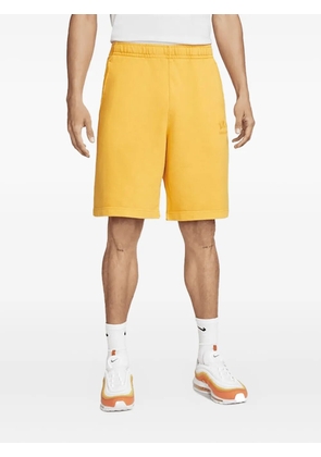 Nike fleece-texture track shorts - Yellow