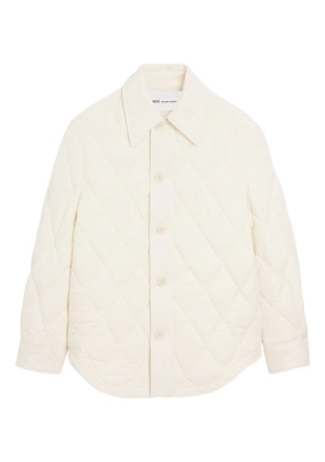 AMI Paris padded buttoned jacket - Neutrals