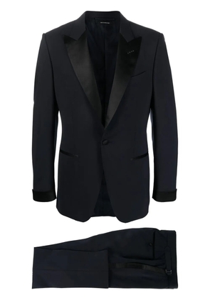 TOM FORD tailored single-breasted tuxedo suit - Blue