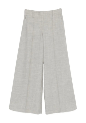 Brunello Cucinelli pleated wide-leg trousers - Grey
