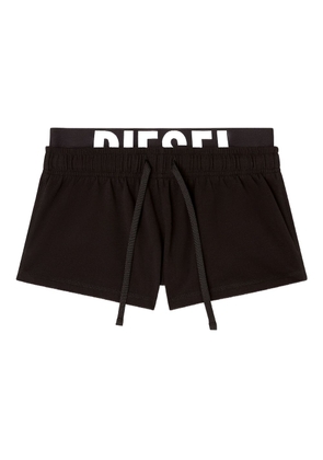 Diesel Miranda-D-Pop waistband-logo shorts - Black