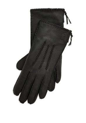Polo Ralph Lauren stitched-suede gloves - Black
