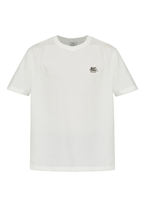 ETRO Pegasus-embroidered T-shirt - White