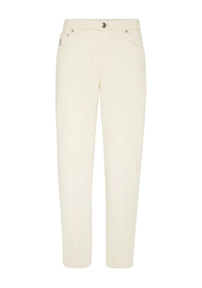 Brunello Cucinelli garment-dyed trousers - Neutrals