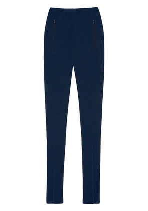 WARDROBE.NYC front ankle-zip leggings - Blue