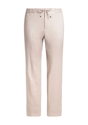 ETRO linen twill trousers - Neutrals